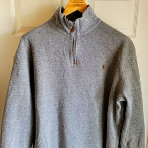 Grey Polo Quarter Zip